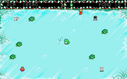 ケロ助の寒中訓練